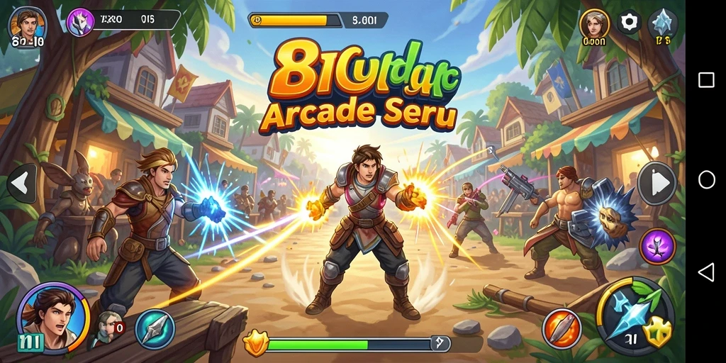 Tampilan gameplay mendebarkan dalam 8II dengan banyak rintangan dan tantangan.