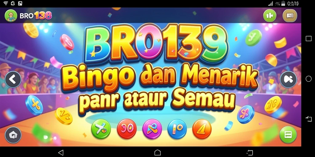 Tangkapan layar utama BRO138 menunjukkan suasana permainan Bingo yang seru dan interaktif.