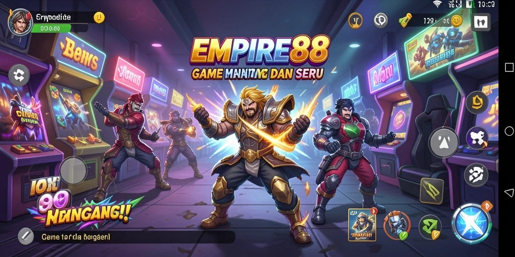 Tampilan gameplay seru dan menantang dari EMPIRE88.
