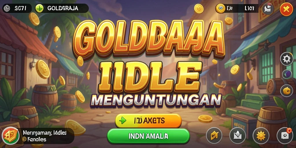 Tampilan gameplay <strong>GOLDRAJA</strong> yang menawan dan menarik perhatian.