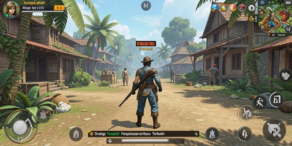 Screenshot KKRP menampilkan aksi epik dalam strategi pengelolaan sumber daya.