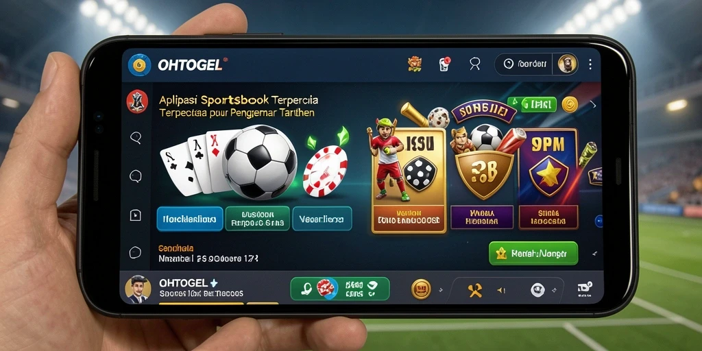 Tampilan OHTOGEL yang menarik saat pengguna memasang taruhan olahraga.
