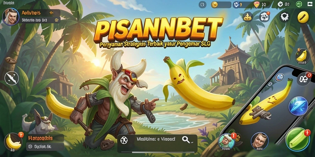 Screenshot PISANGBET menampilkan aksi strategis seru dalam gameplay SLG.
