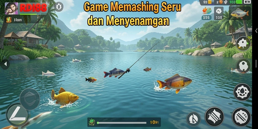 Tangkapan ikan besar dalam gameplay RDI88 yang menegangkan.