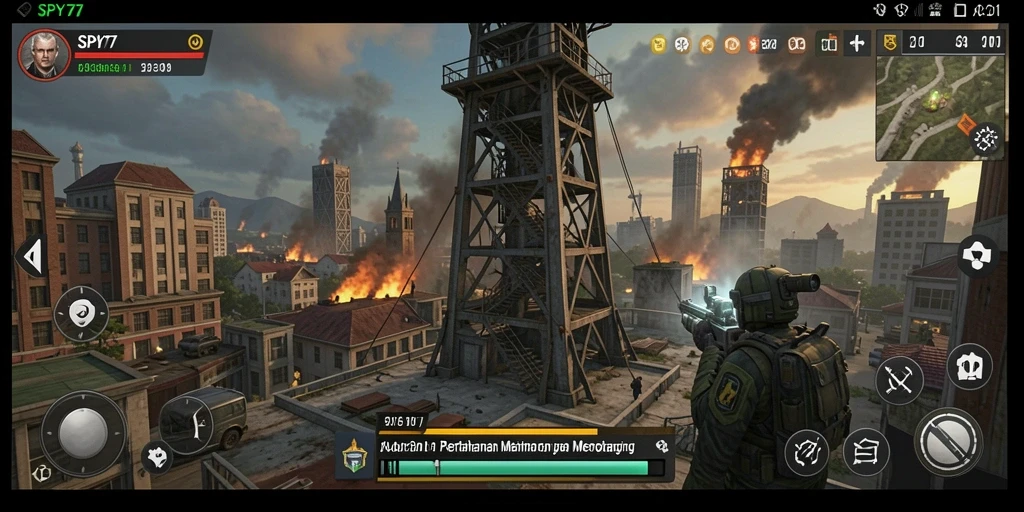 Gameplay menara pertahanan yang mendebarkan dan strategi intens.