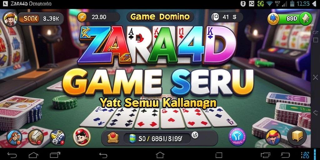 Tampilan gameplay seru ZARA4D yang mengasyikkan.
