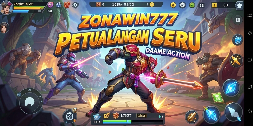 Screenshot gameplay ZONAWIN777 yang menampilkan aksi seru dan mendebarkan.